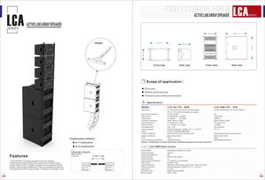LCA series  Active Line Array Speaker